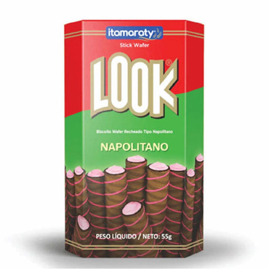 Look Bisc. Wafer Tub. Napolitano 20x55g