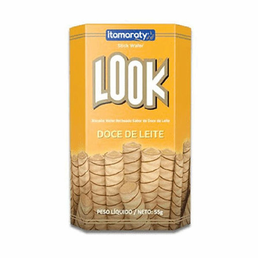 Look Bisc. Wafer Tub. Doce de Leite 20x55g